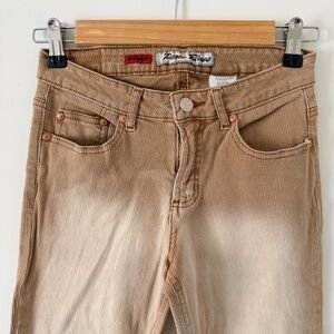 Vintage Paris Blues Western Tan Corduroy Bell Bottoms